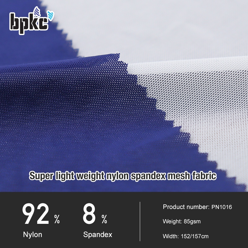 Super light weight nylon spandex mesh fabric for underwear